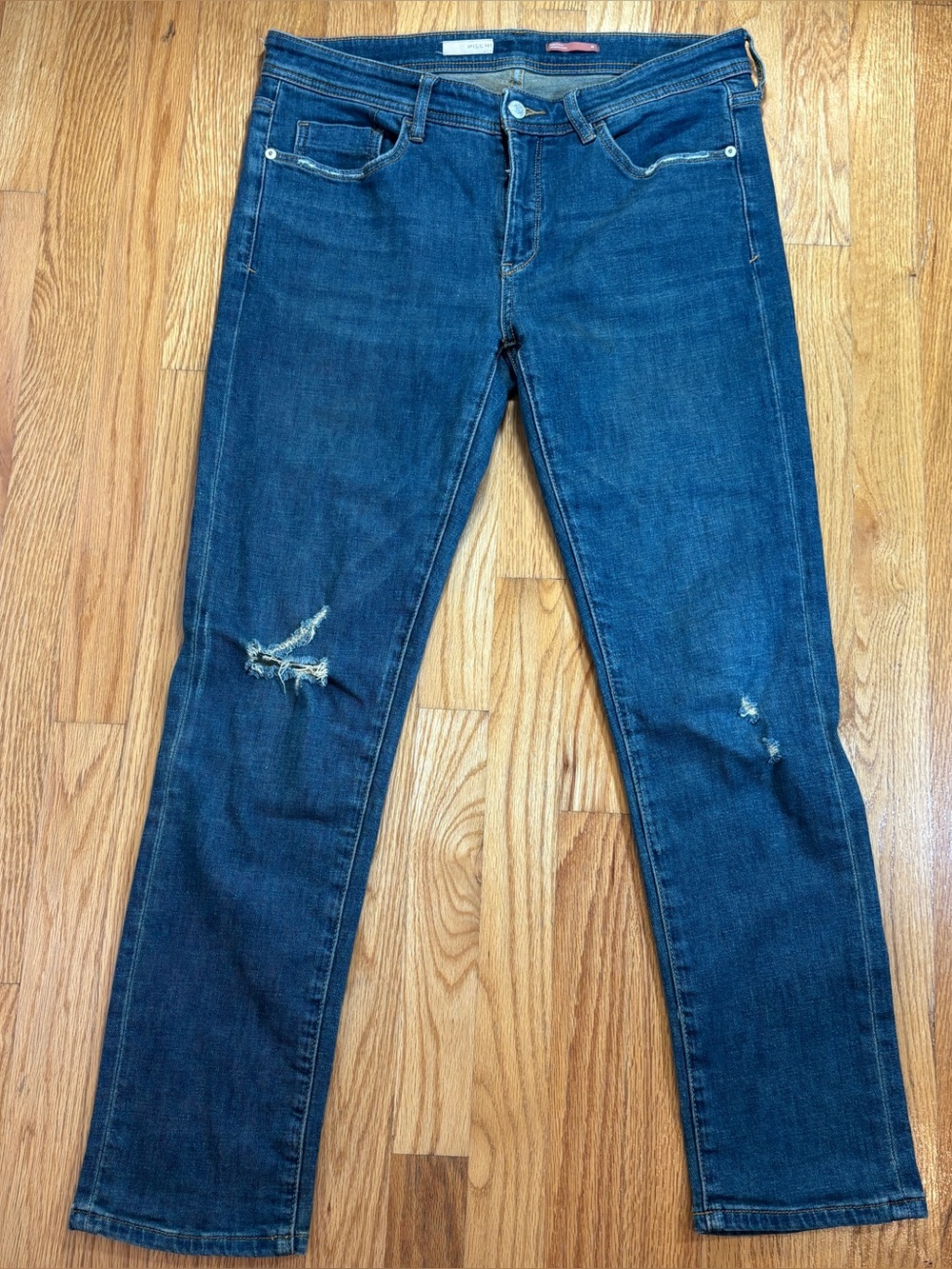 Antro Pilcro Boyfriend Slim Jeans Med Wash Distressed Women’s 29 Capsule